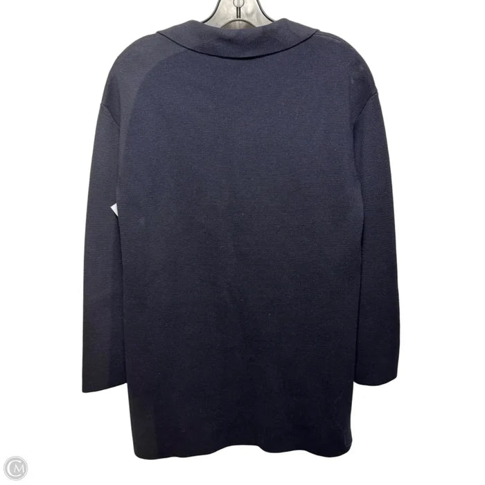 Knit Blazer By Talbots In Navy, Size: Mp