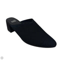 Knit Block Heel Mules Shoes By Eileen Fisher In Black, Size: 8