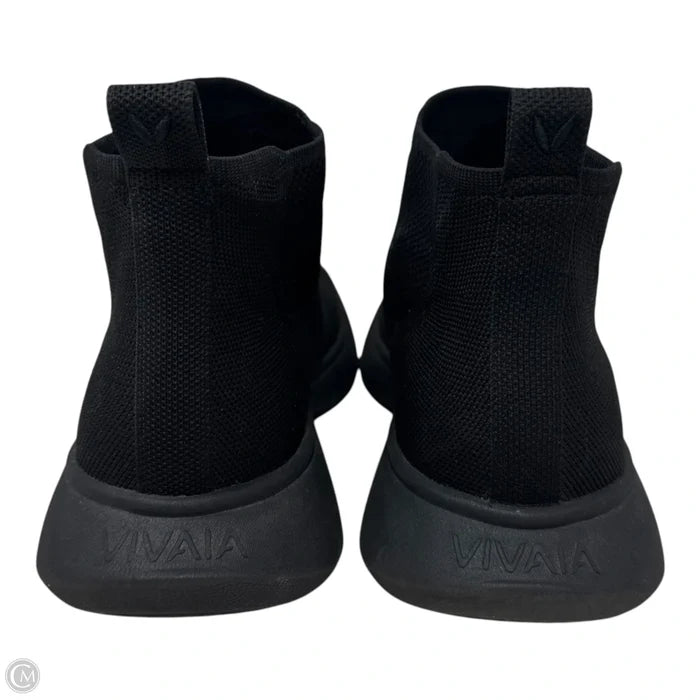 Knit Boots Ankle Flats By Vivaia In Black, Size: 9 (40)