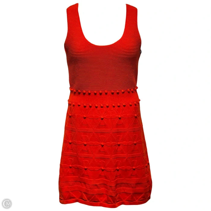 Knit Dress Designer By Milly In Orange, Size: M