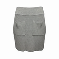 Knit Pocket Mini Skirt By Aritzia X Wilfred In Grey, Size: L