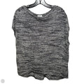 Knit Top Sleeveless By Pure Jill In Black & Grey, Size: Xsp