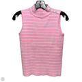 Knit Top Sleeveless By Talbots In Striped Pattern, Size: Sp