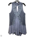 Lace Tunic Sleeveless By Free People In Blue, Size: L