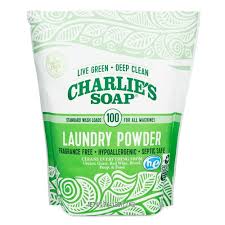 LAUNDRY SOAP CHARLIE'S POWDER 100LO  '757072417013