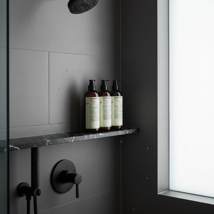 Bergamote 22 Bath Set Black Marble
