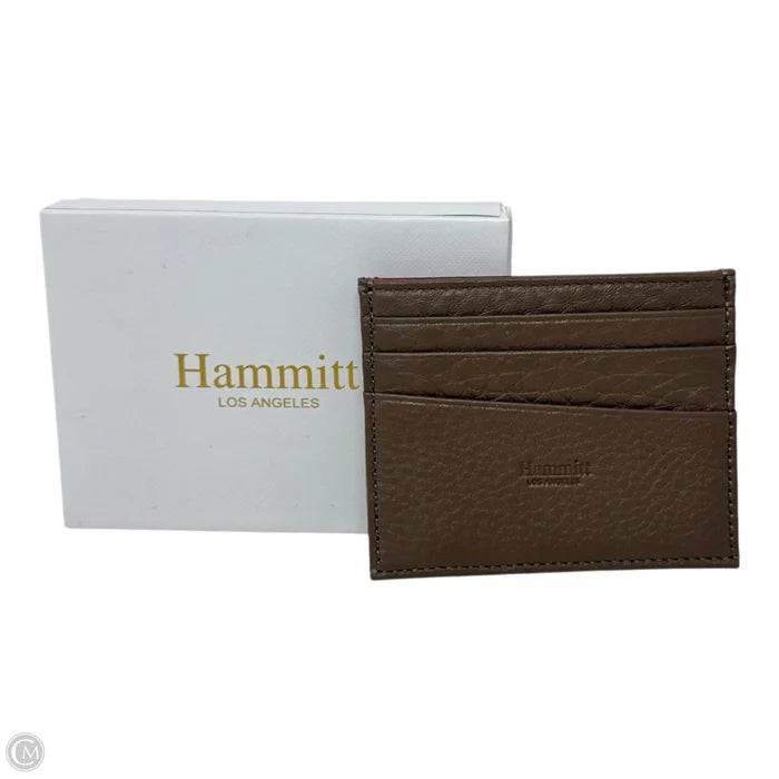 Leather Cardholder Wallet By Hammitt, Size: Small