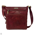 Leather Crossbody By Estalon, Size: Medium