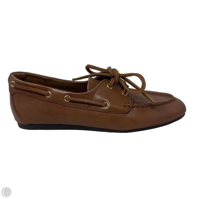 Leather Shoes Flats By Madewell In Brown, Size: 9