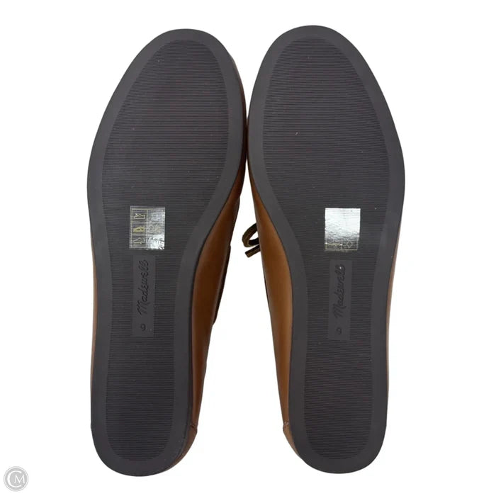 Leather Shoes Flats By Madewell In Brown, Size: 9