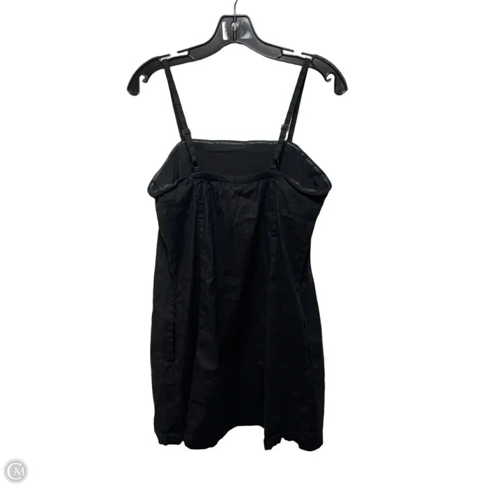 Linen Blend Dress Casual Short By Athleta In Black, Size: S