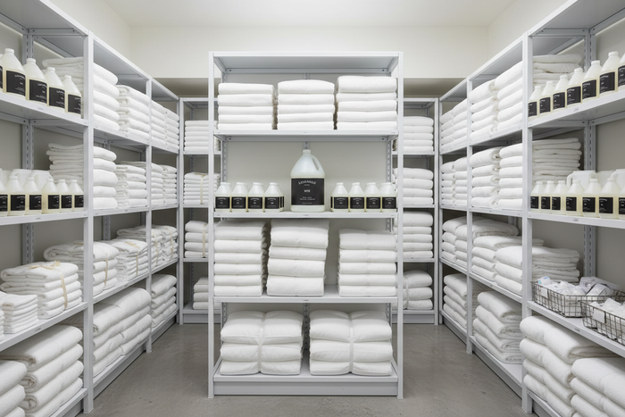 Fully Stocked Hotel Supply Room