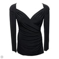 Long Sleeve Sweetheart Blouse By Norma Kamali In Black, Size: M (38)