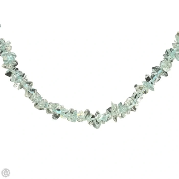 Long Stone Chip Necklace
