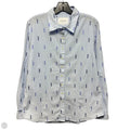Love Collared Top Long Sleeve By The Shirt In Blue, Size: L