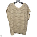 Low Back Sweater Short Sleeve By Maurices In Tan, Size: Xxl