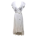 Maggie Dress By Drew In White & Gold, Size: S