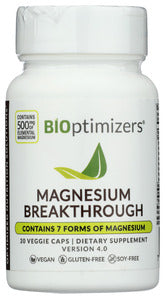 MAGNESIUM BREAKTHROUGH BIO 30 CAPS  '760851666359