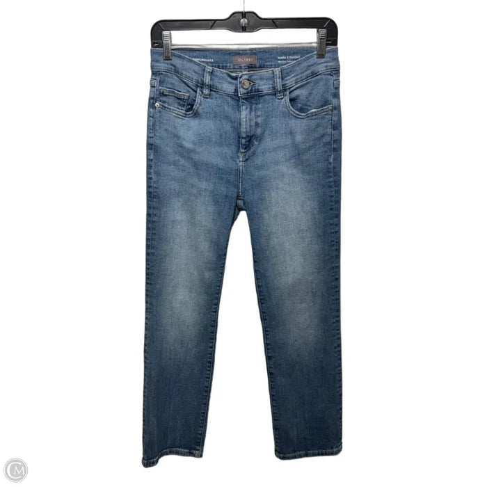 Mara Mid Rise Straight Jeans By Dl1961 In Blue Denim, Size: 6/28