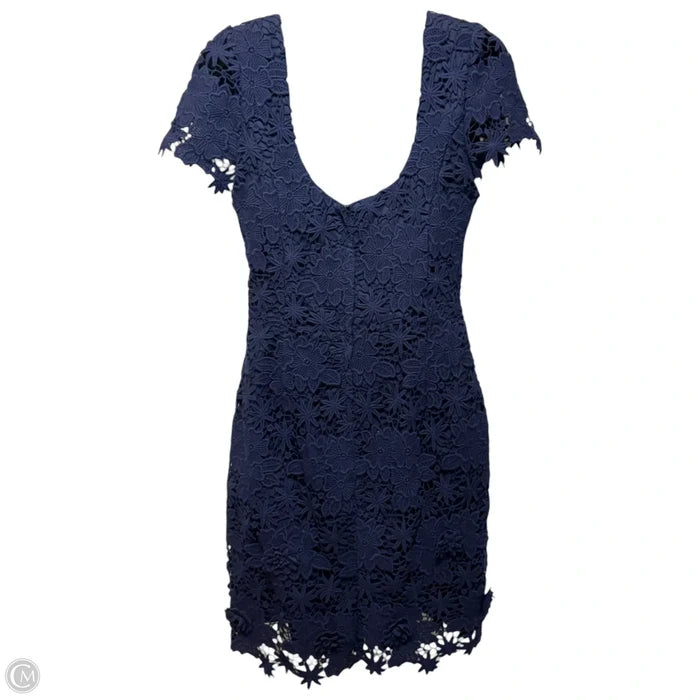 Marta Dress Designer By Lilly Pulitzer In True Navy Truly Floral Lace, Size: 6