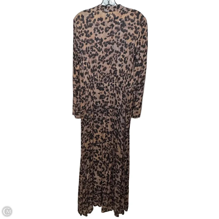 Maxi Shirt Dress By Bella Dahl In Golden Spots Brown, Size: S