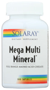 MEGA MULTI MINERAL SOLARAY 100CAPS   '076280045109