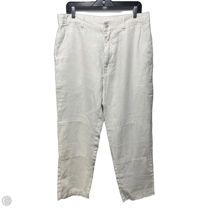 MEN’S Linen Suit Pants By Richardson In White, Size: MEN’S XL