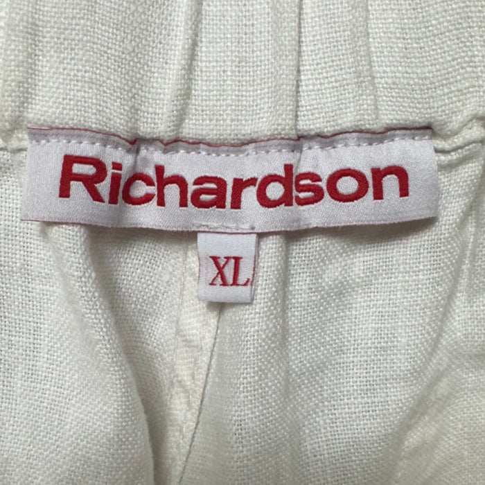 MEN’S Linen Suit Pants By Richardson In White, Size: MEN’S XL
