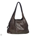 Metallic Faux Scale Leather Hobo Handbag By Sundance, Size: Large