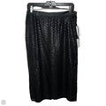 Metallic Skirt Midi By 1.state In Black, Size: 14