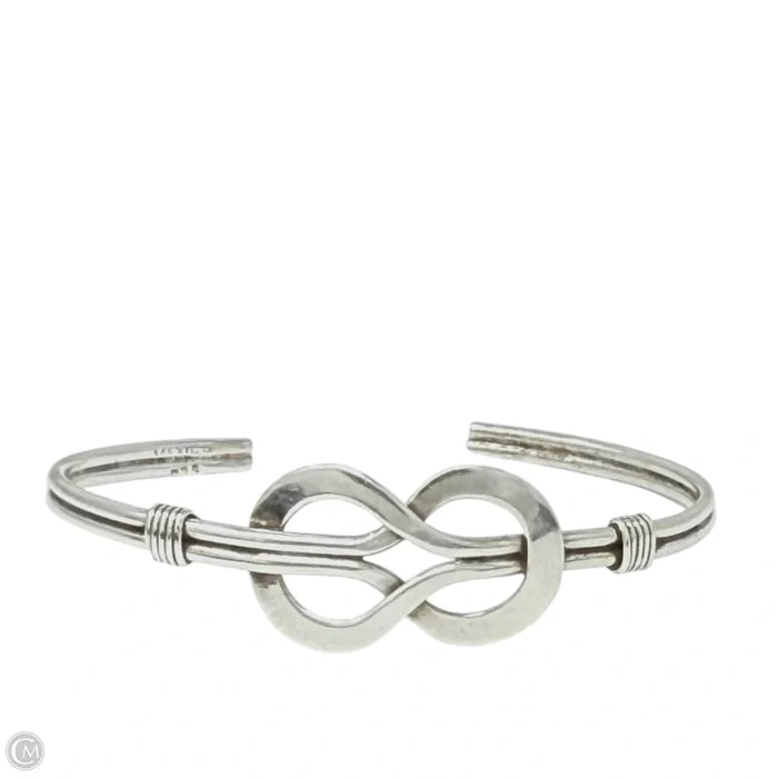 Mexican Sterling Silver Love Knot Cuff Bracelet