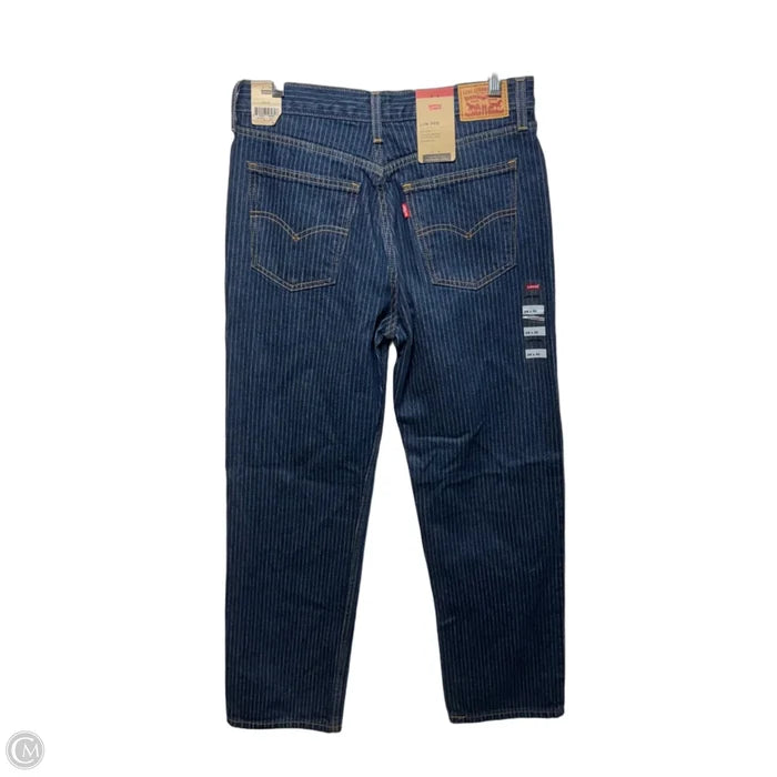 Mid Rise Jeans Straight Leg By Levis In Blue Denim, Size: 6/ 28x30
