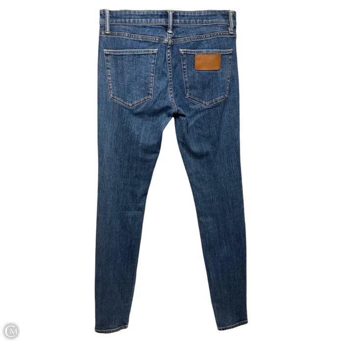 Mid Rise Skinny Jeans Luxury Designer By Burberry In Blue Denim, Size: 6/28