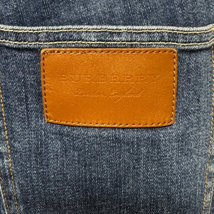 Mid Rise Skinny Jeans Luxury Designer By Burberry In Blue Denim, Size: 6/28