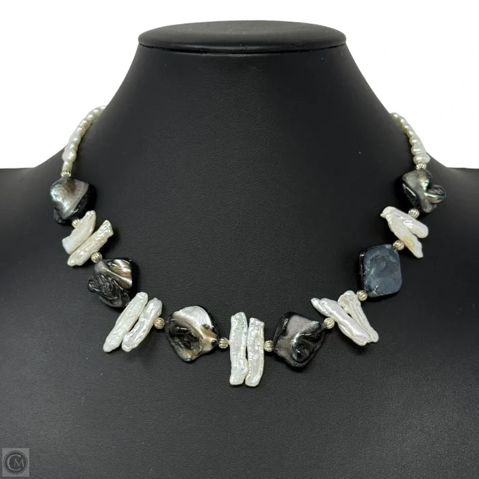 Mother Of Pearl Beaded Necklace