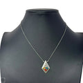 Multi Stone Necklace Pendant By Sabika
