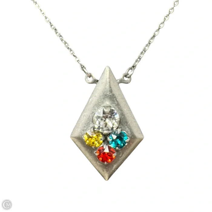 Multi Stone Necklace Pendant By Sabika