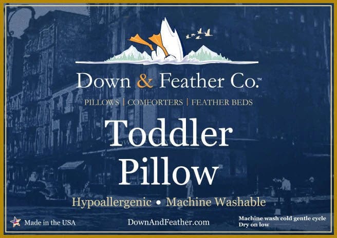 My First Feather Pillow - Toddler (13" x 18")