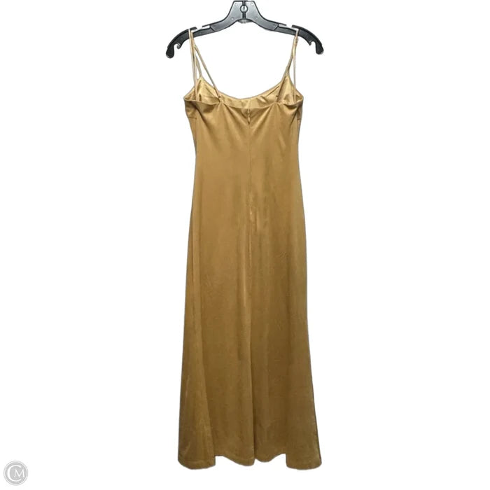 Nadira Faux Suede Midi Dress By Bardot In Tan, Size: XS