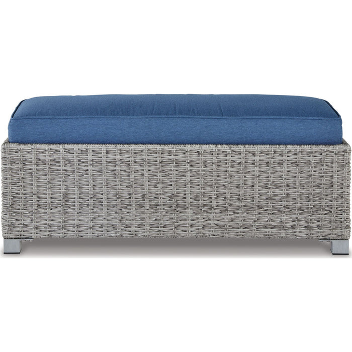 NAPLES BEACH Outdoor Dining Bench with Cushion