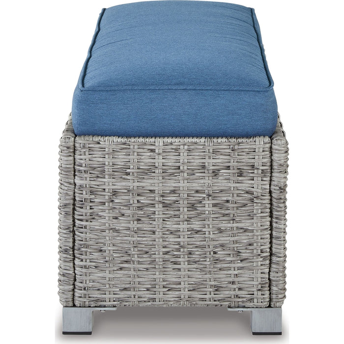 NAPLES BEACH Outdoor Dining Bench with Cushion