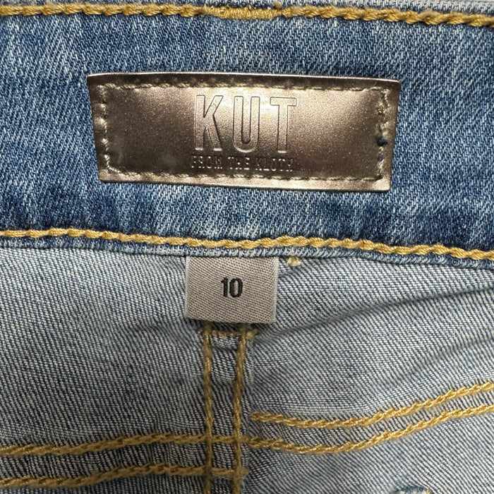 Natalie Boot Cut Jeans By Kut In Blue Denim, Size: 10