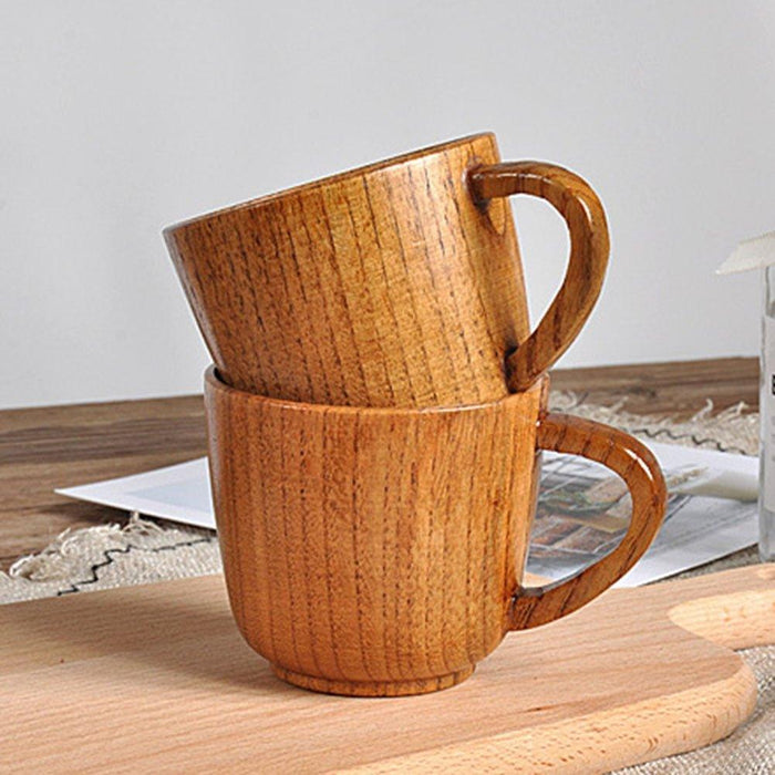 Natural Bamboo Wooden Cup - EcoStuff