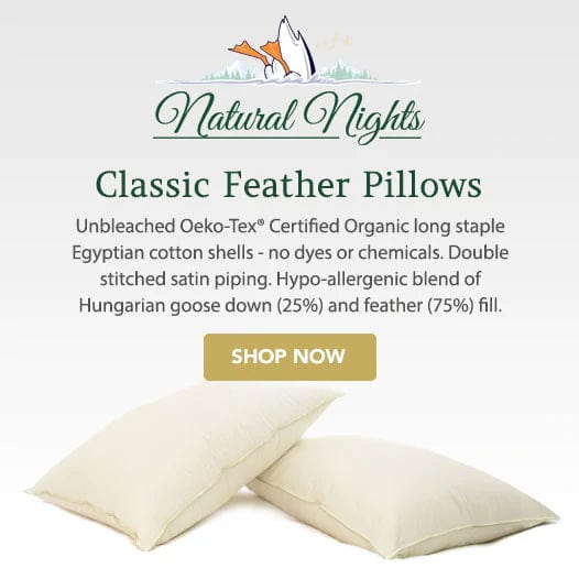 Natural Nights® Classic Feather Pillows