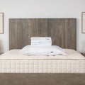 Bedroom View Naturepedic Organic Cotton Sateen Sheets + Pillowcases