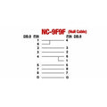 NC-9F9F-6FT Null Modem Cable