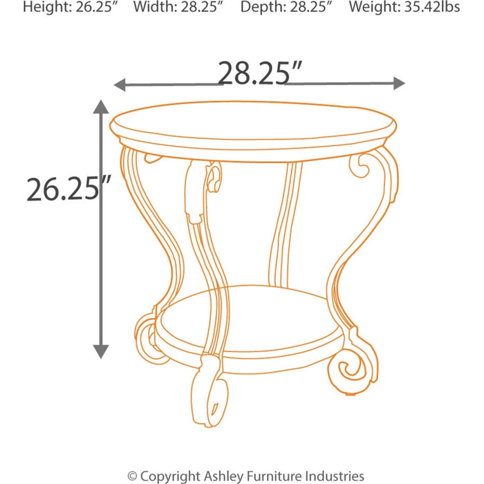 Nestor Round End Table
