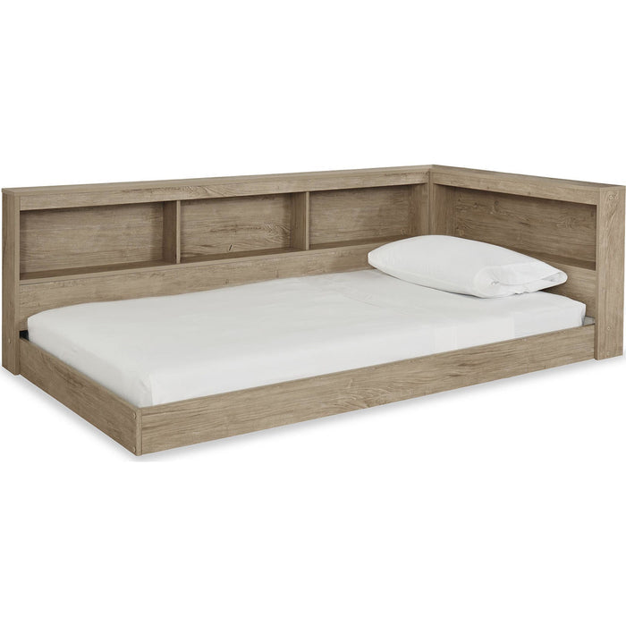 Oliah Bookcase Storage Bed