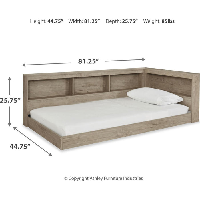 Oliah Bookcase Storage Bed