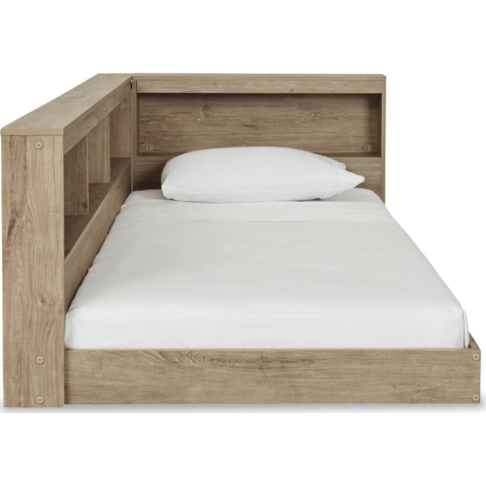 Oliah Bookcase Storage Bed